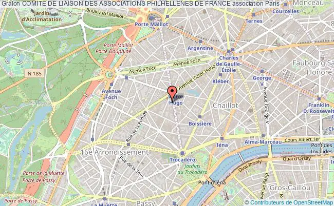 plan association Comite De Liaison Des Associations Philhellenes De France Paris