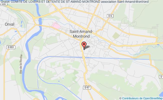 plan association Comite De Loisirs Et Detente De St Amand Montrond Saint-Amand-Montrond