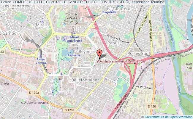 plan association Comite De Lutte Contre Le Cancer En Cote D'ivoire (clcci) Toulouse
