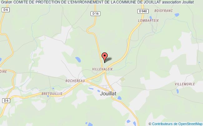 plan association Comite De Protection De L'environnement De La Commune De Jouillat Jouillat