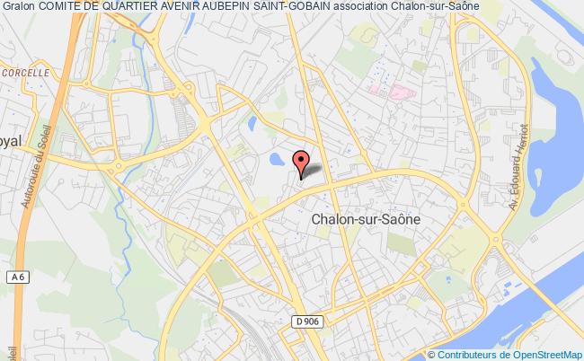 plan association Comite De Quartier Avenir Aubepin Saint-gobain Chalon-sur-Saône