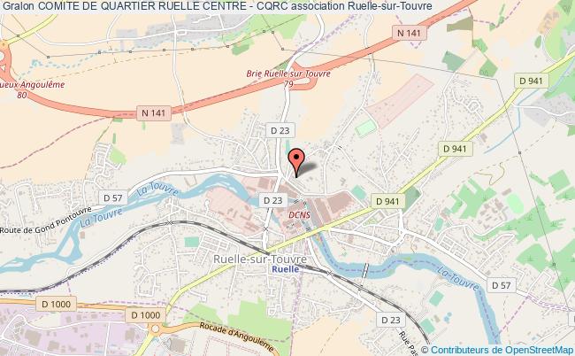 plan association Comite De Quartier Ruelle Centre - Cqrc Ruelle-sur-Touvre