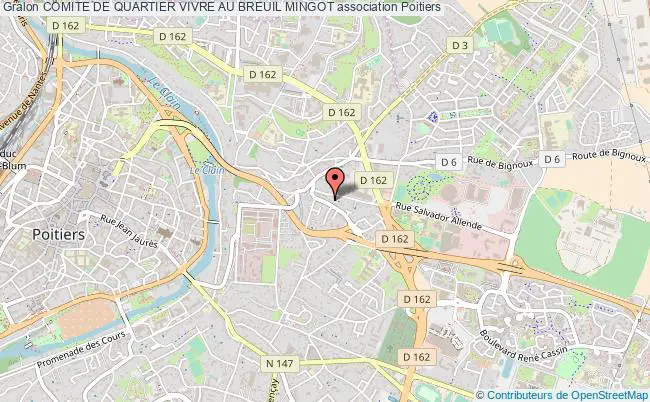 plan association Comite De Quartier Vivre Au Breuil Mingot Poitiers