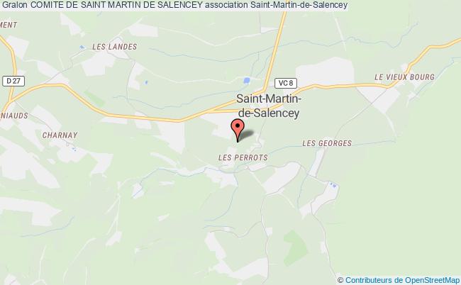 plan association Comite De Saint Martin De Salencey Saint-Martin-de-Salencey