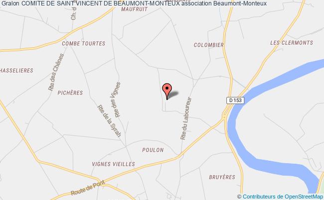 plan association Comite De Saint Vincent De Beaumont-monteux Beaumont-Monteux