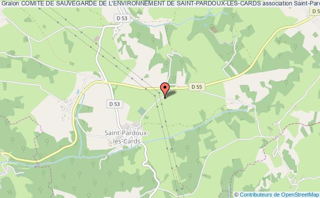 plan association Comite De Sauvegarde De L'environnement De Saint-pardoux-les-cards Saint-Pardoux-les-Cards