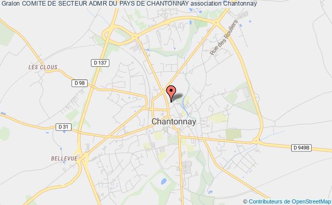 plan association Comite De Secteur Admr Du Pays De Chantonnay Chantonnay