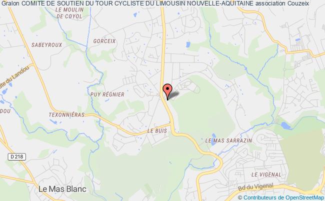 plan association Comite De Soutien Du Tour Cycliste Du Limousin Nouvelle-aquitaine Couzeix