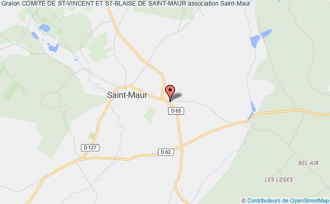 plan association Comite De St-vincent Et St-blaise De Saint-maur Saint-Maur