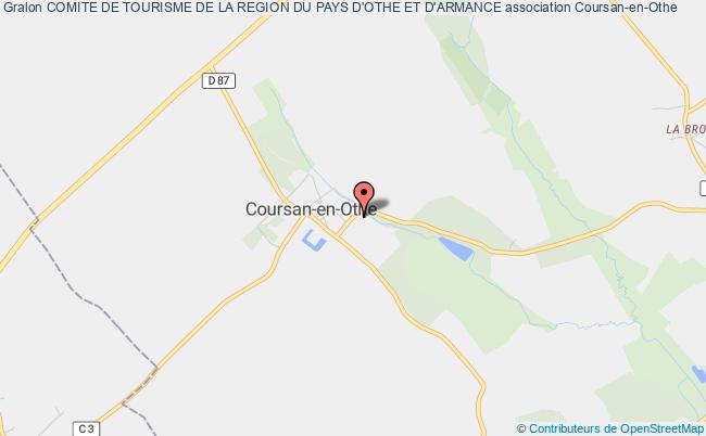 plan association Comite De Tourisme De La Region Du Pays D'othe Et D'armance Coursan-en-Othe