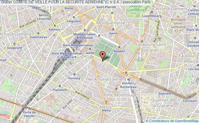 plan association Comite De Veille Pour La Securite Aerienne (c.v.s.a.) Paris 14e