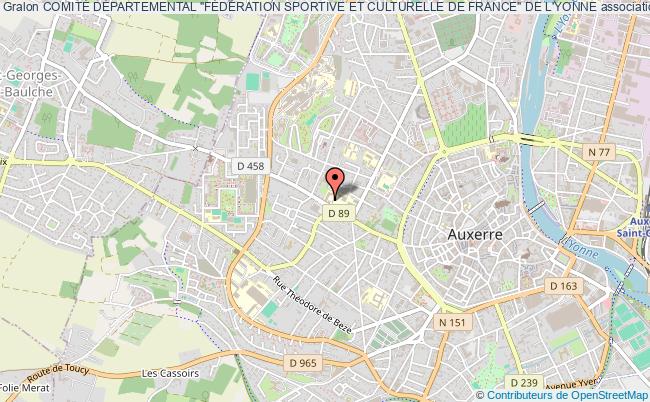 COMITÉ DÉPARTEMENTAL "FÉDÉRATION SPORTIVE ET CULTURELLE DE FRANCE" DE L'YONNE