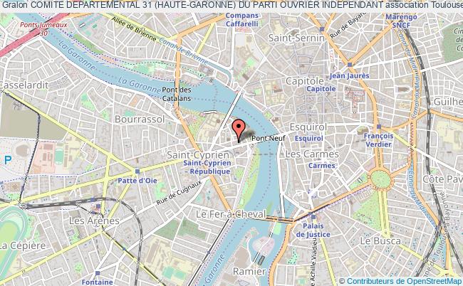 plan association Comite Departemental 31 (haute-garonne) Du Parti Ouvrier Independant Toulouse