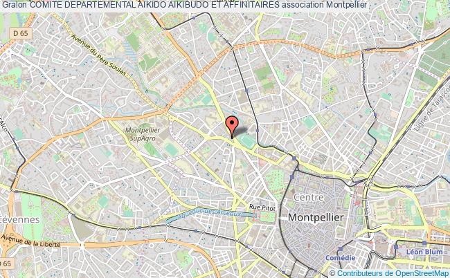 plan association Comite Departemental Aikido Aikibudo Et Affinitaires Montpellier