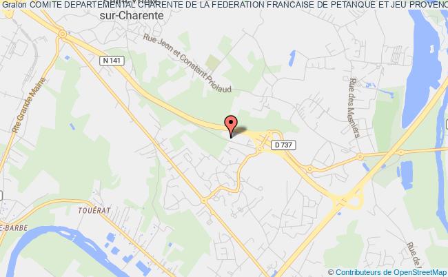 plan association Comite Departemental Charente De La Federation Francaise De Petanque Et Jeu Provencal Saint-Yrieix-sur-Charente