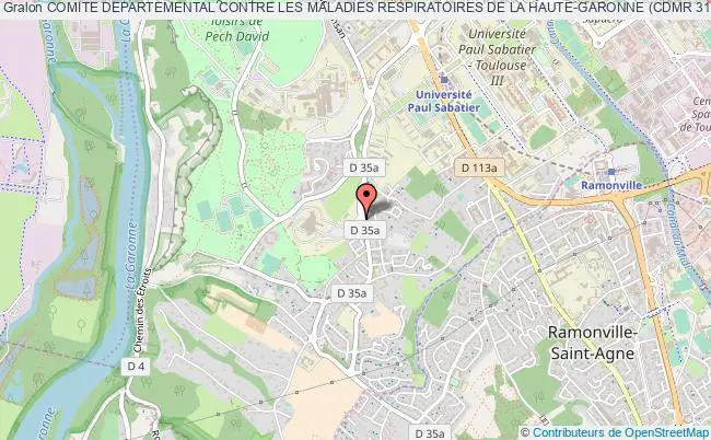plan association Comite Departemental Contre Les Maladies Respiratoires De La Haute-garonne (cdmr 31) Toulouse Cedex 9
