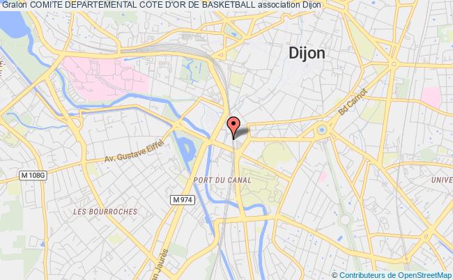 plan association Comite Departemental Cote D'or De Basketball Dijon