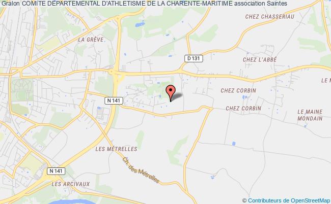 plan association Comite Departemental D'athletisme De La Charente-maritime Saintes