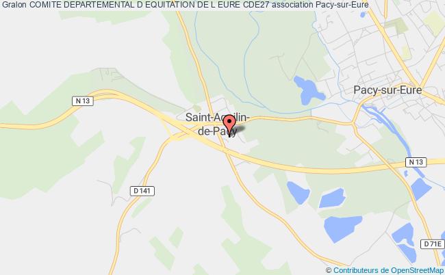 plan association Comite Departemental D Equitation De L Eure Cde27 Pacy-sur-Eure