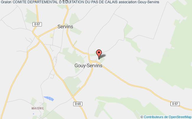 plan association Comite Departemental D Equitation Du Pas De Calais Gouy-Servins