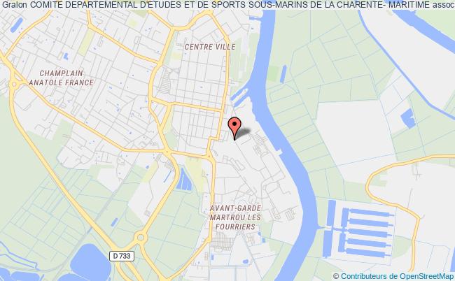 plan association Comite Departemental D'etudes Et De Sports Sous-marins De La Charente- Maritime Rochefort