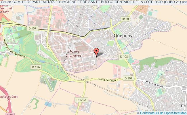 plan association Comite Departemental D'hygiene Et De Sante Bucco-dentaire De La Cote D'or (chbd 21) Quetigny