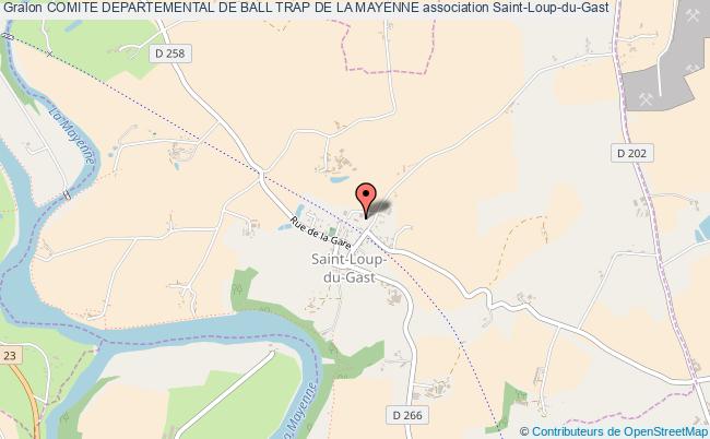 plan association Comite Departemental De Ball Trap De La Mayenne Saint-Loup-du-Gast