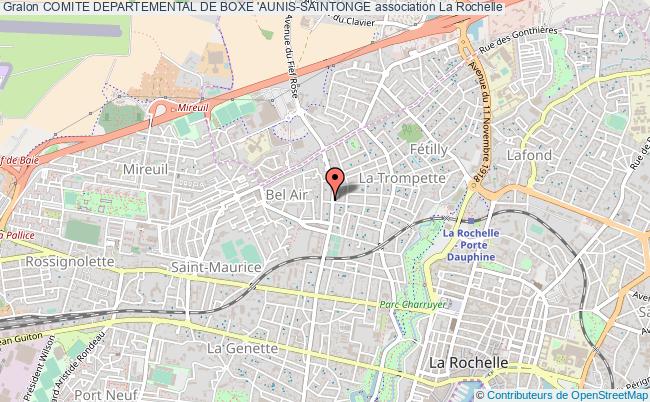 plan association Comite Departemental De Boxe 'aunis-saintonge La Rochelle