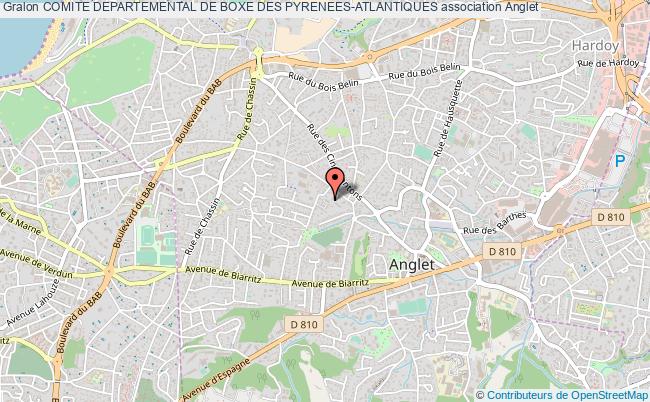 plan association Comite Departemental De Boxe Des Pyrenees-atlantiques Anglet