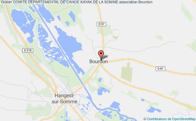 plan association Comite Departemental De Canoe Kayak De La Somme Bourdon