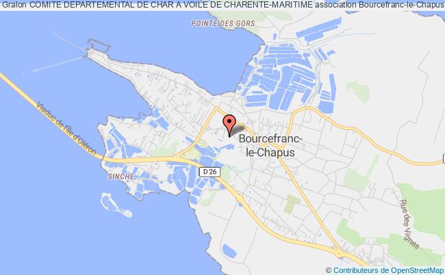 plan association Comite Departemental De Char A Voile De Charente-maritime Bourcefranc-le-Chapus