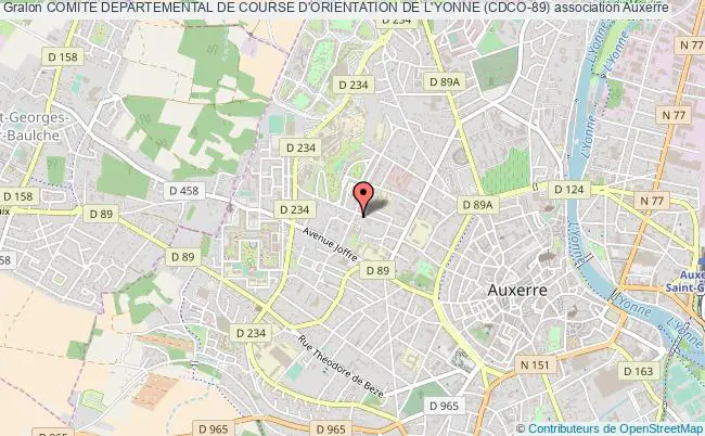 COMITE DEPARTEMENTAL DE COURSE D'ORIENTATION DE L'YONNE (CDCO-89)