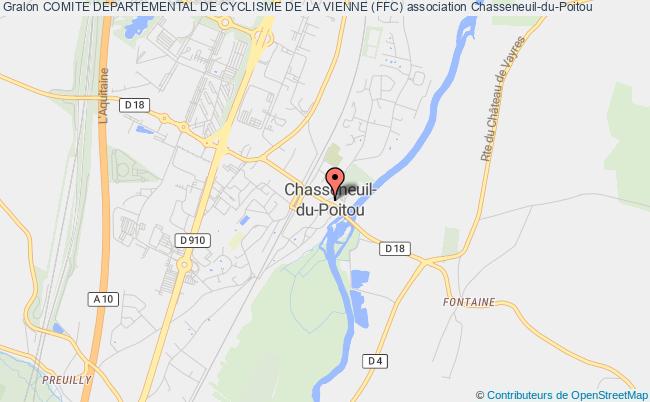 plan association Comite Departemental De Cyclisme De La Vienne (ffc) Chasseneuil-du-Poitou