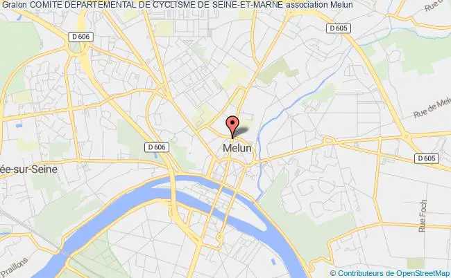 plan association Comite Departemental De Cyclisme De Seine-et-marne Melun