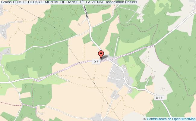 plan association Comite Departemental De Danse De La Vienne Poitiers