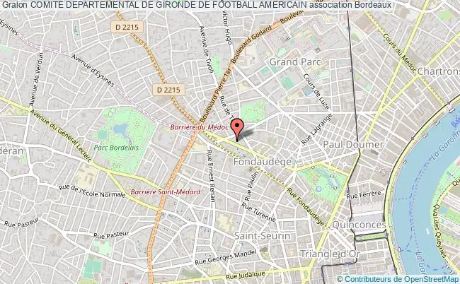 plan association Comite Departemental De Gironde De Football Americain Bordeaux