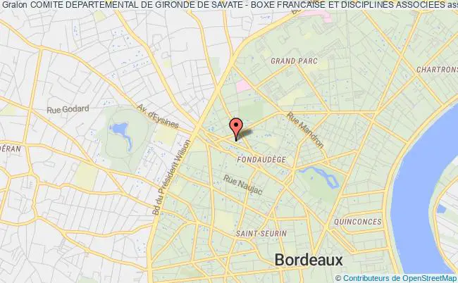 plan association Comite Departemental De Gironde De Savate - Boxe Francaise Et Disciplines Associees Bordeaux