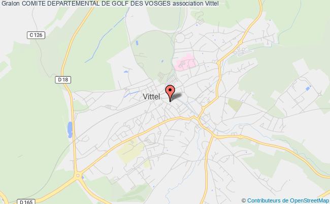 plan association Comite Departemental De Golf Des Vosges Vittel