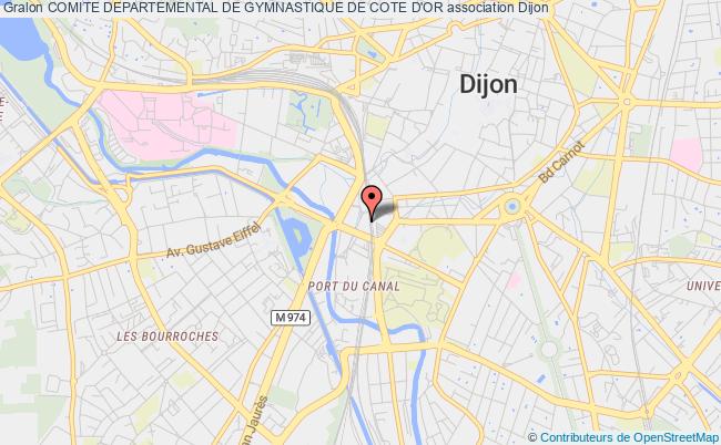 plan association Comite Departemental De Gymnastique De Cote D'or Dijon