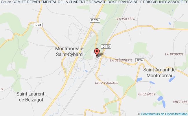 plan association Comite Departemental De La Charente Desavate Boxe Francaise  Et Disciplines Associees Saint-Amant