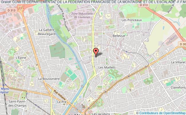 COMITE DEPARTEMENTAL DE LA FEDERATION FRANCAISE DE LA MONTAGNE ET DE L'ESCALADE -F.F.M.E.-DE LA SARTHE