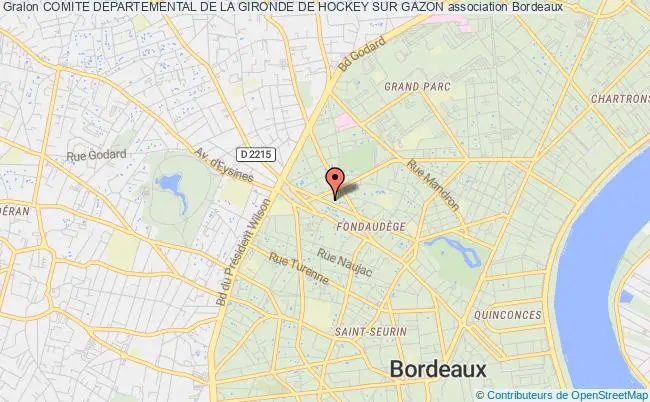 plan association Comite Departemental De La Gironde De Hockey Sur Gazon Bordeaux