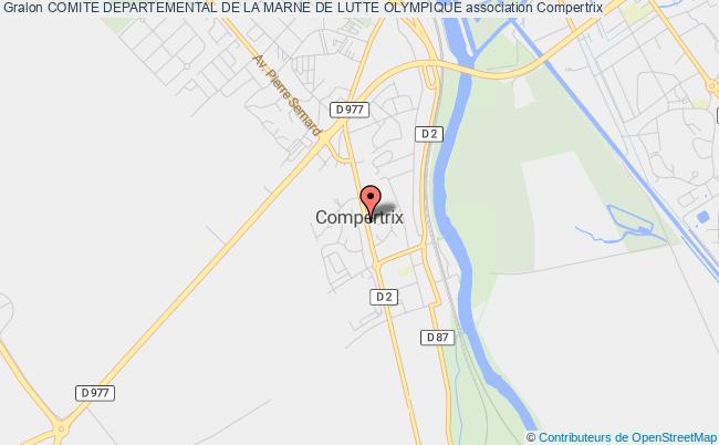 plan association Comite Departemental De La Marne De Lutte Olympique Compertrix