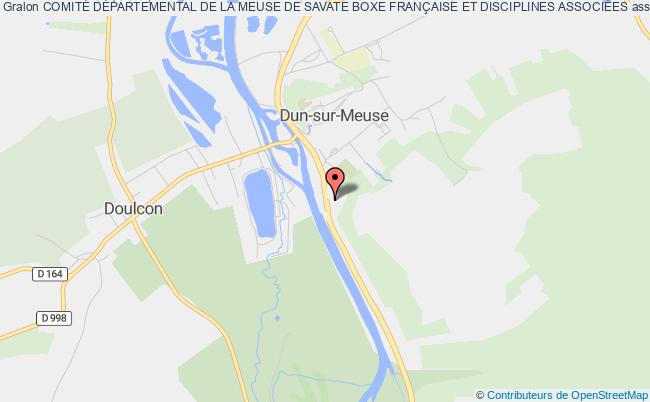 plan association ComitÉ DÉpartemental De La Meuse De Savate Boxe FranÇaise Et Disciplines AssociÉes Dun-sur-Meuse