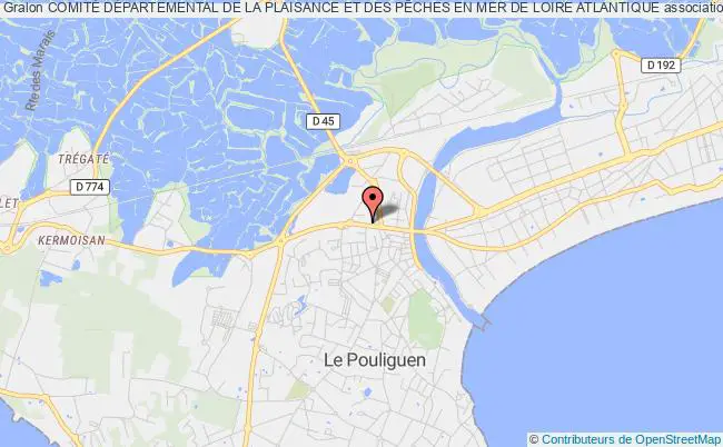 plan association ComitÉ DÉpartemental De La Plaisance Et Des PÊches En Mer De Loire Atlantique Pouliguen