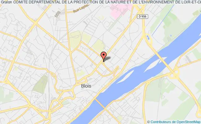 plan association Comite Departemental De La Protection De La Nature Et De L'environnement De Loir-et-cher Blois