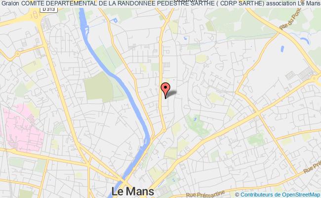 COMITE DEPARTEMENTAL DE LA RANDONNEE PEDESTRE SARTHE ( CDRP SARTHE)