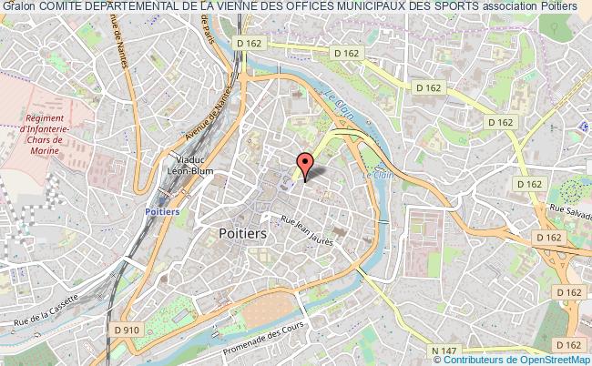 plan association Comite Departemental De La Vienne Des Offices Municipaux Des Sports Poitiers