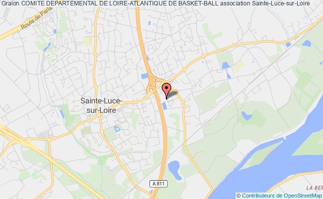 plan association Comite Departemental De Loire-atlantique De Basket-ball Sainte-Luce-sur-Loire