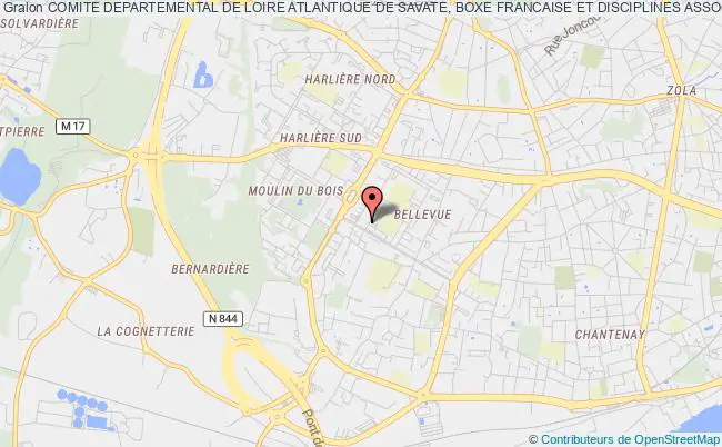 plan association Comite Departemental De Loire Atlantique De Savate, Boxe Francaise Et Disciplines Associees Nantes